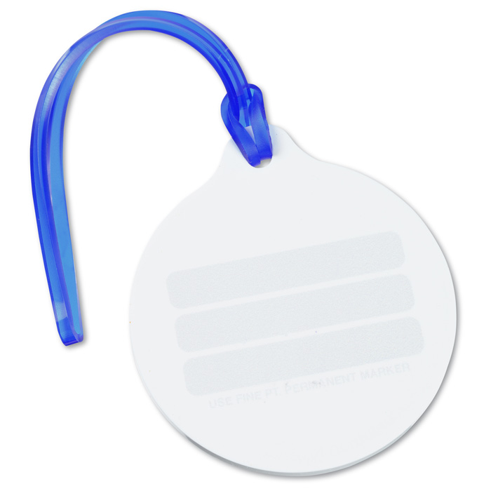 round luggage tags